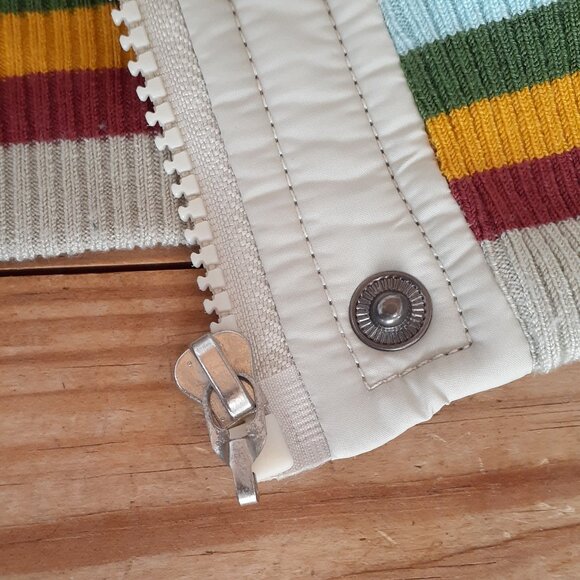 Harajuku Lovers Gwen Puffer Bomber Jacket No Doubt Rainbow Excellent condition M - Picture 8 of 8